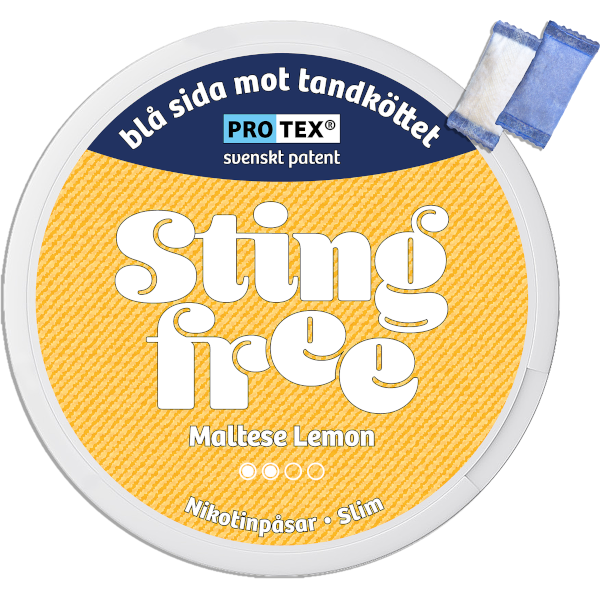 Stingfree Maltese Lemon Slim - nicotine pouches